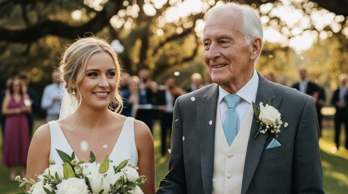 صورة لعريس مسن مولدة بـ AI