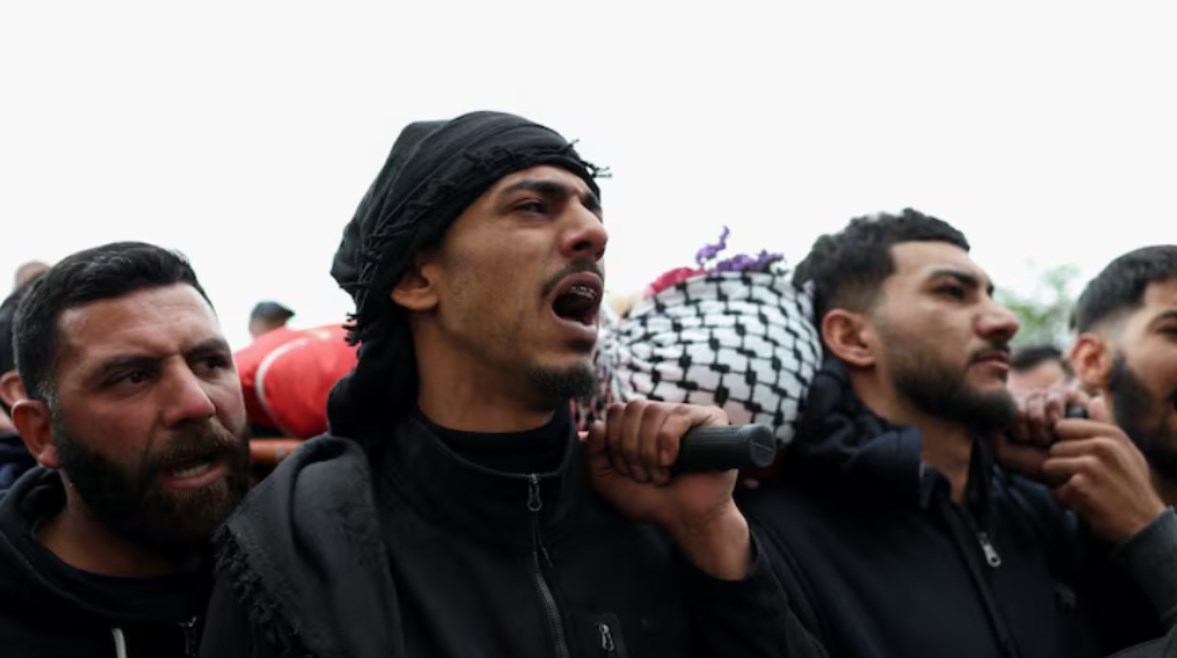 تشييع جثمان الشاب الفلسطيني الأمريكي