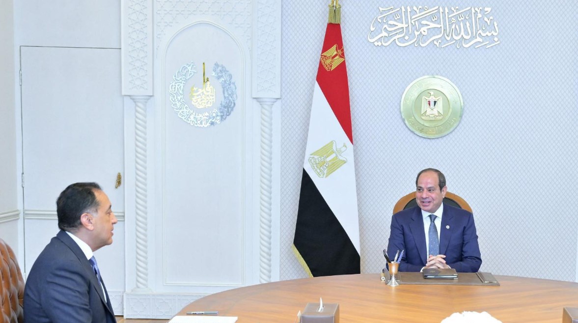 الرئيس السيسي ورئيس الوزراء، الدكتور مصطفى مدبولي