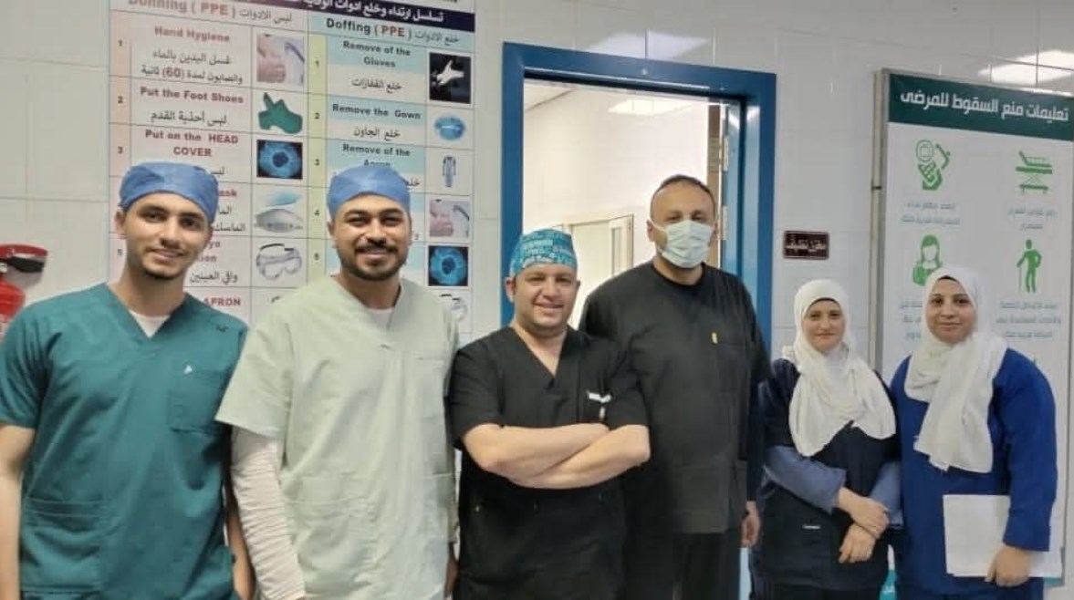 الفريق الطبي بمستشفى قها التخصصي 