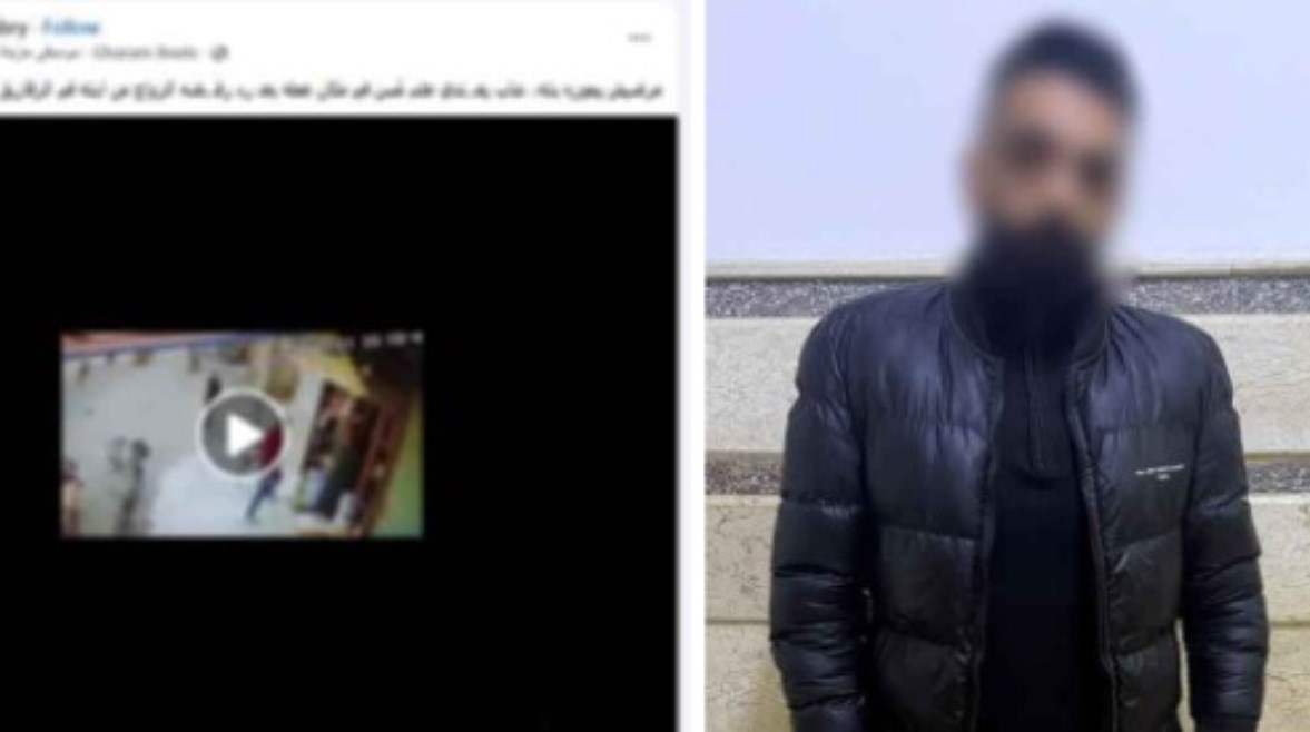 المتهم وجانب من الواقعة 