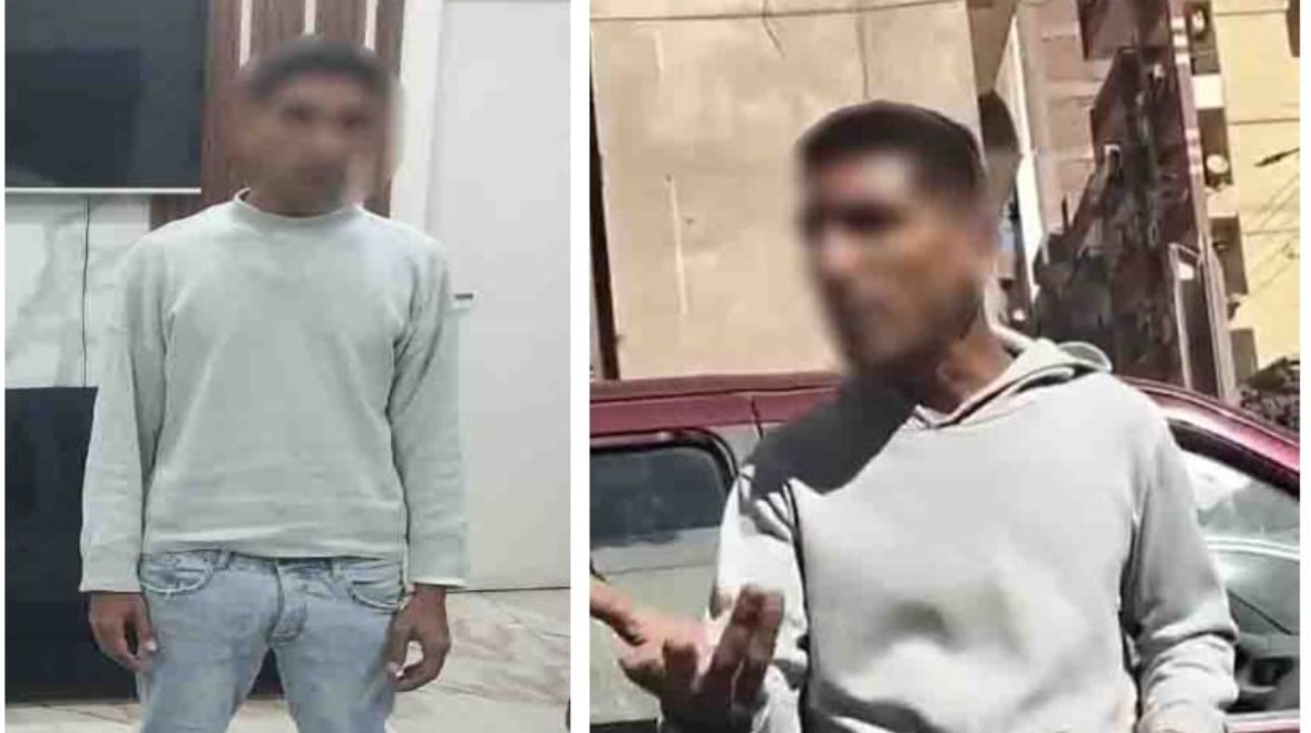 المتهم وجانب من الواقعة 