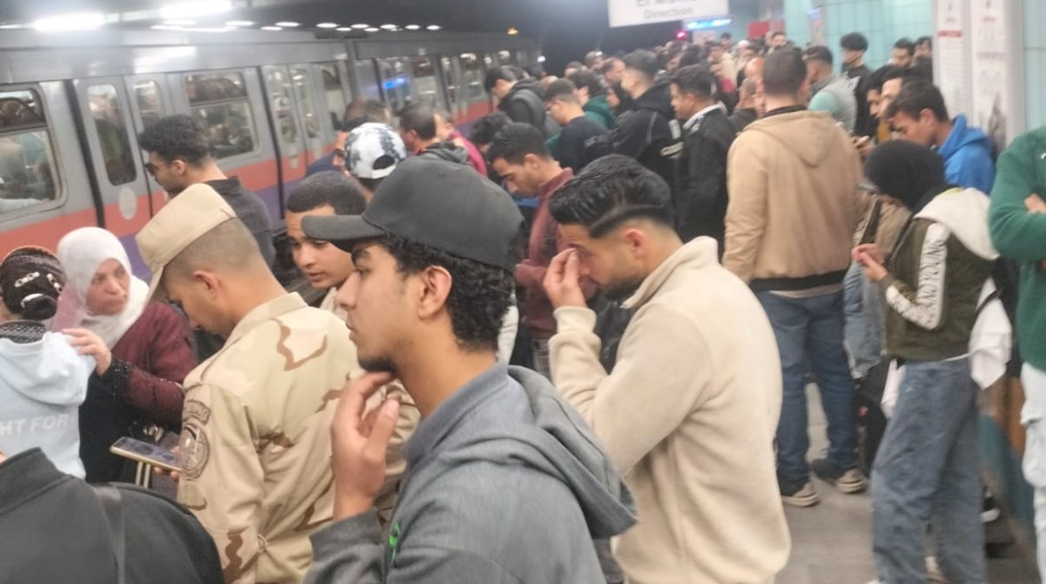 توقف حركة الخط الثاني لمترو الأنفاق