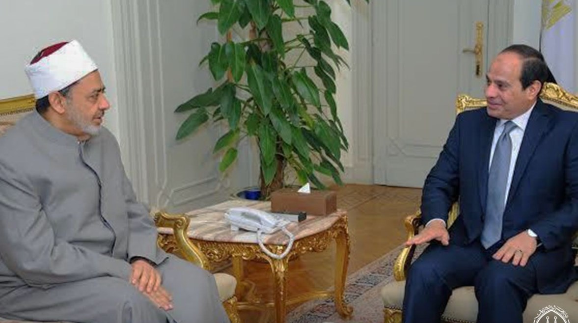 الرئيس السيسي وشيخ الأزهر
