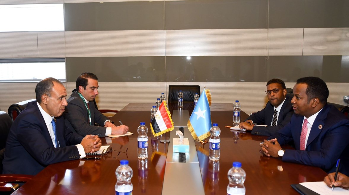 وزير الخارجية ونظيره الصومالي