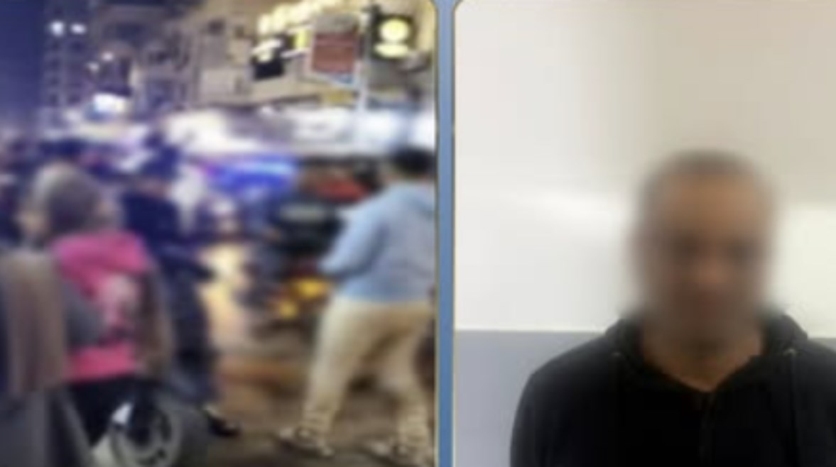 المتهم وجانب من الواقعة 