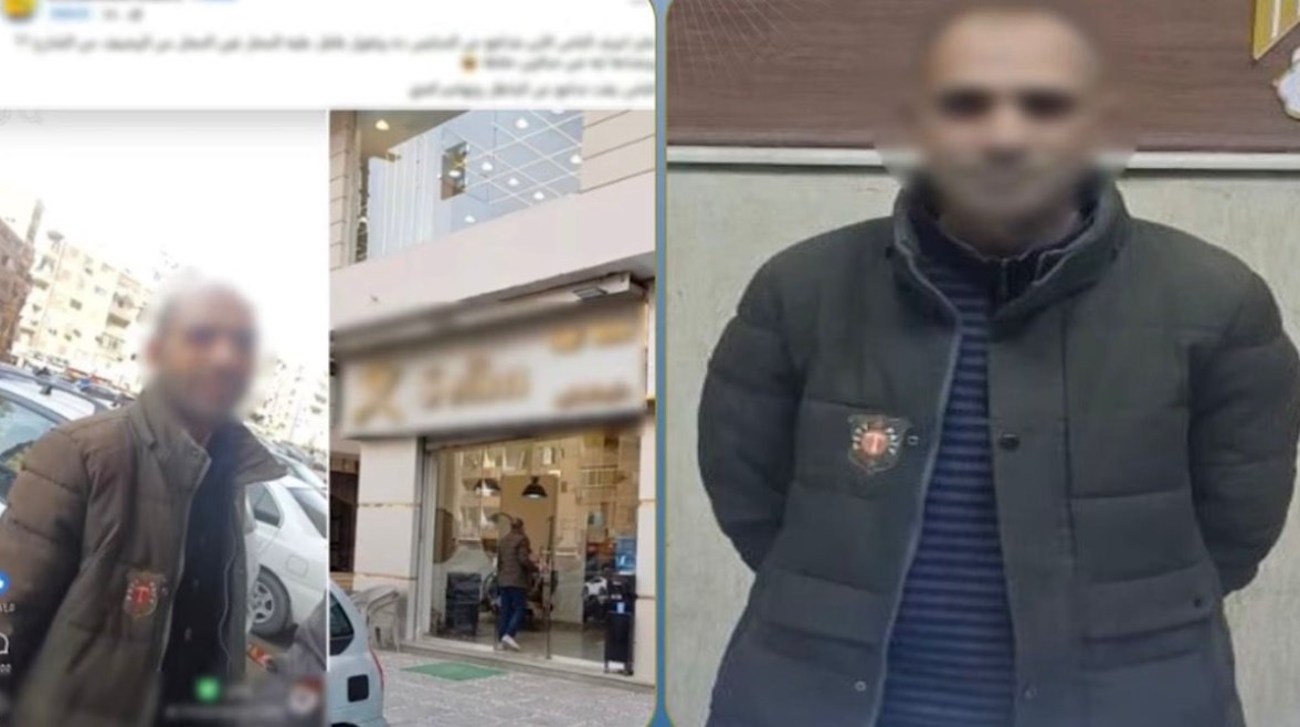 المتهم وجانب من الواقعة 