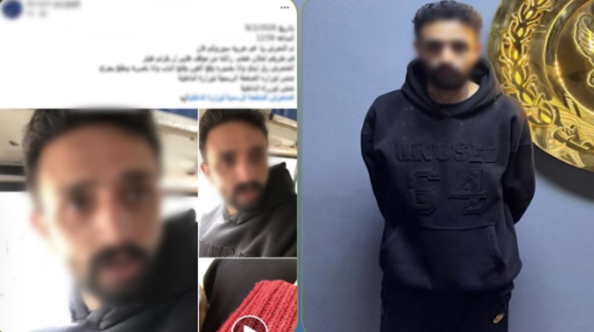 المتهم وجانب من الواقعة 