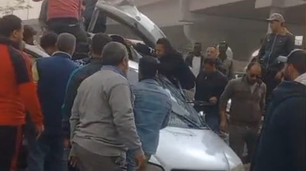 جانب من الحادث 