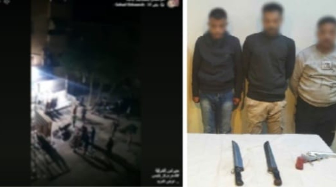 المتهمون وجانب من الواقعة