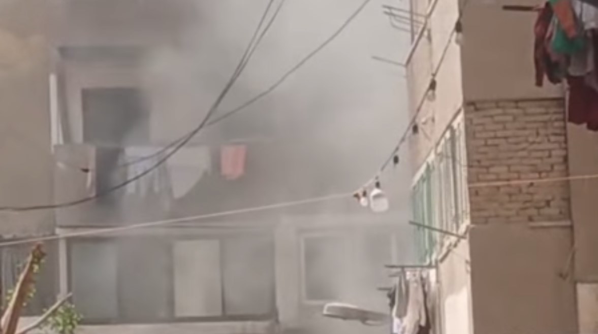 جانب من الحريق 