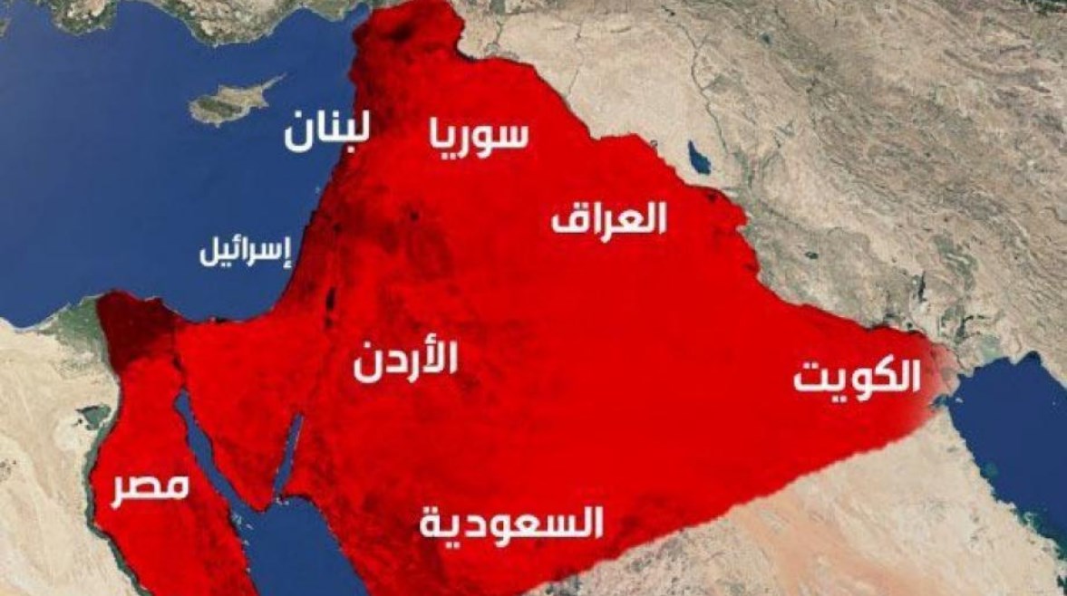 الدول التي ترغب إسرائيل في السيطرة عليها