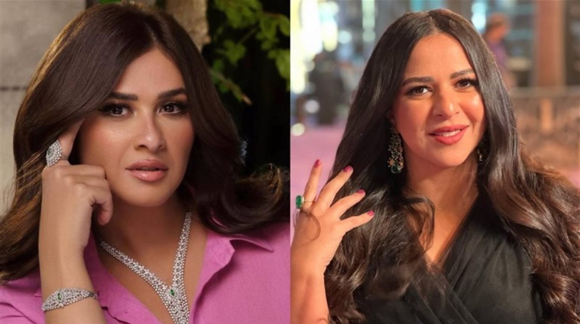 إيمي سمير غانم وياسمين عبد العزيز 