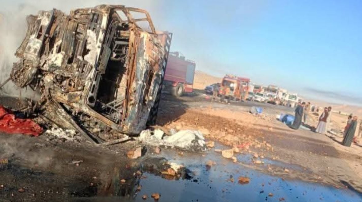 آثار الحادث