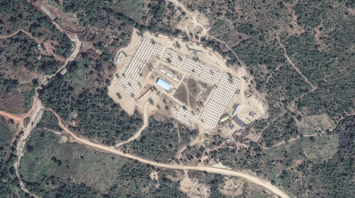 صورة التقطتها الأقمار الصناعية لمعسكر بني شنقول قمز بإثيوبيا