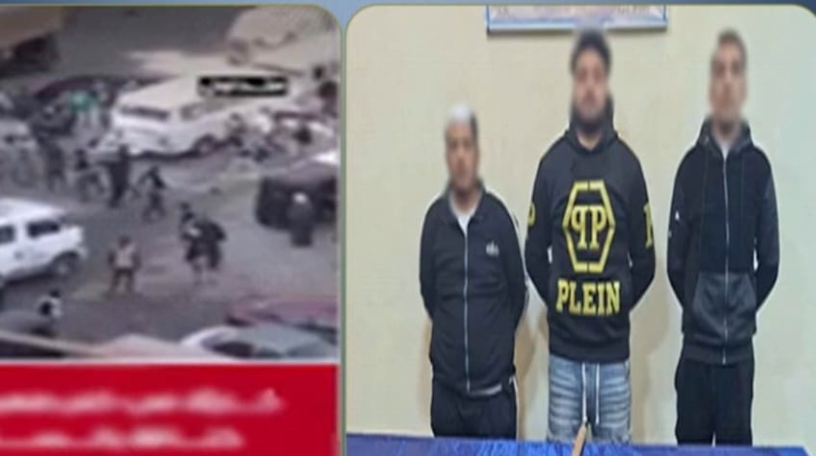 المتهمون وجانب من الواقعة