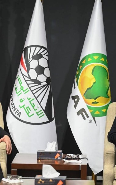 هاني أبوريدة وحسام حسن