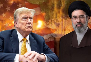 مجتبي خامئني ودونالد ترامب
