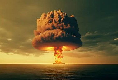 إشعاع القنابل النووية- تعبيرية