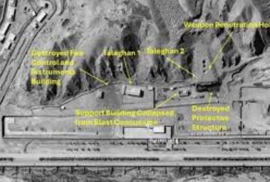 صور الأقمار الصناعية توضح قصف إسرائيل مواقع نووية في إيران