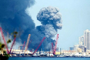 القصف الإيراني في دول الخليج العربي