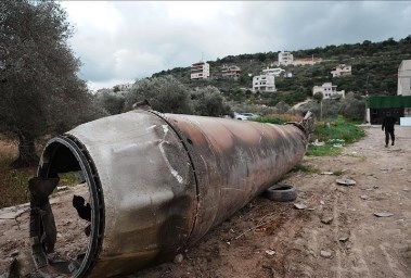 بقايا صاروخ إيراني