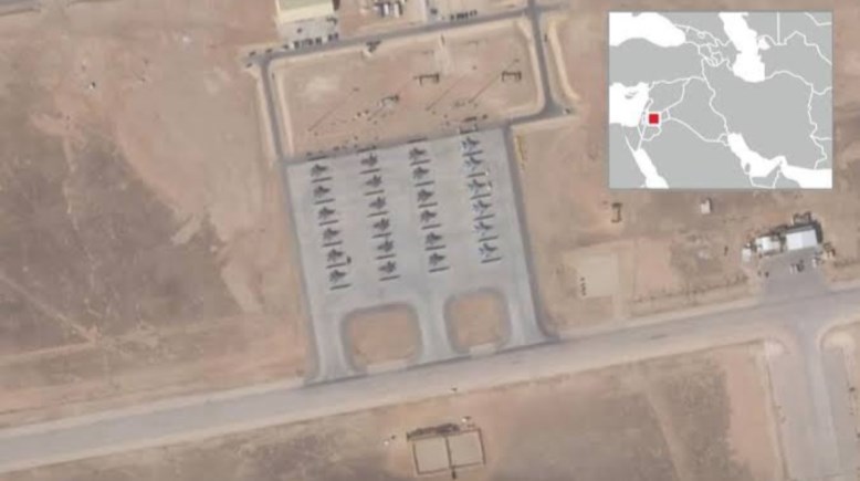 صورة جوية لقاعدة الأمير سلطان في السعودية 