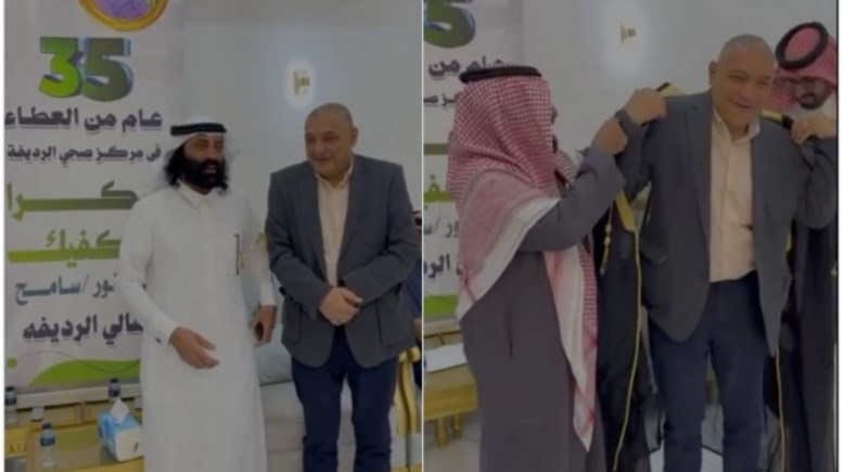 من تكريم الطبيب المصري سامح السكري