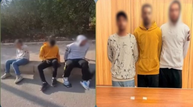 المتهمين وجانب من الواقعة