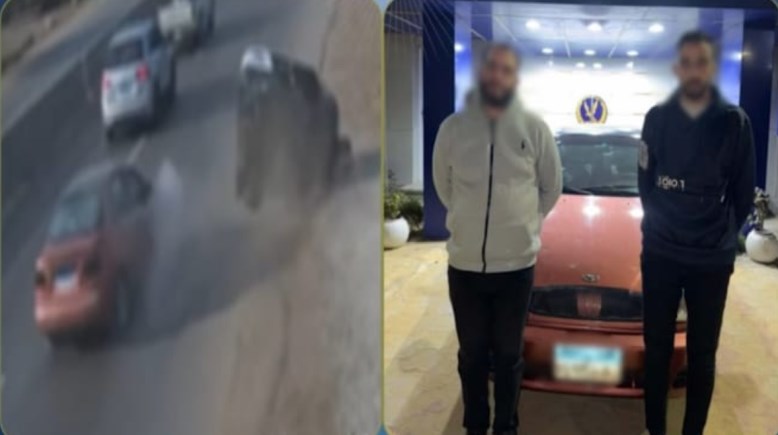 المتهمين وجانب من الواقعة 