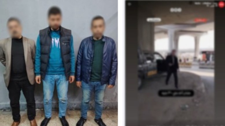 المتهمون وجانب من الواقعة