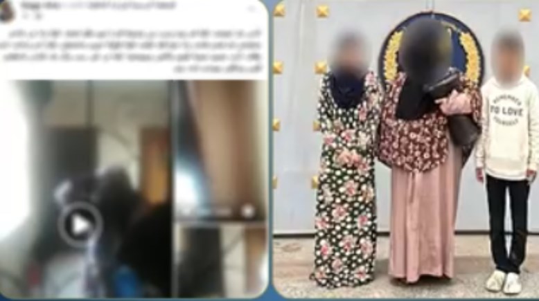 المتهمون وجانب من الواقعة 