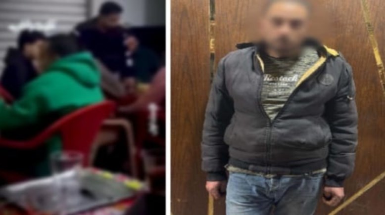 المتهم وجانب من الموقع 