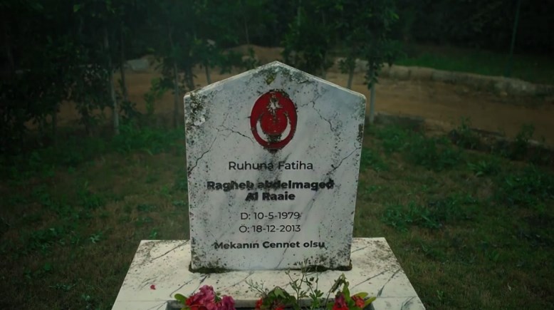 قبر راغب من مسلسل أولاد الراعي الحلقة 22