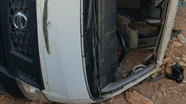 صورة من موقع الحادث 