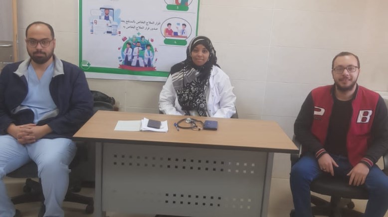 من إحدى الوحدات الصحية بقنا