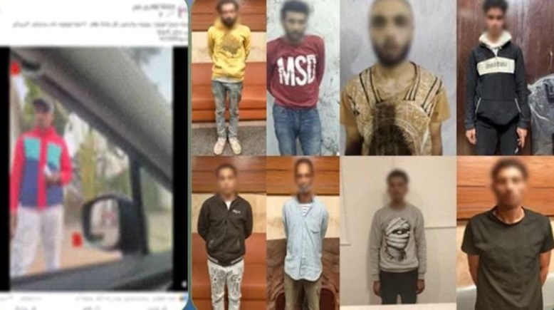 المتهمون وجانب من الواقعة