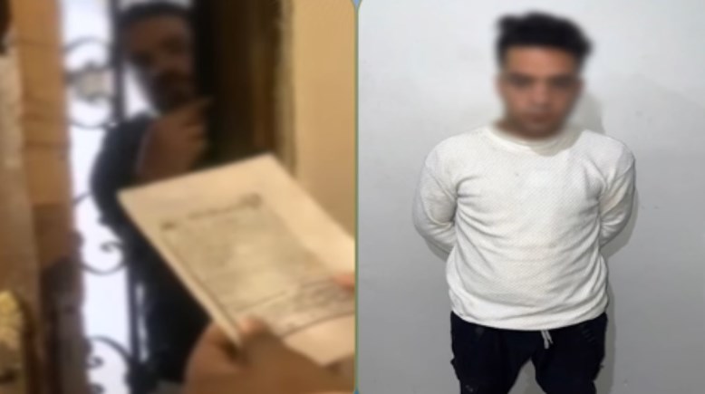 المتهم وجانب من الواقعة 