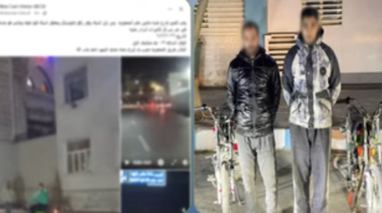 المتهمين وجانب من الواقعة 