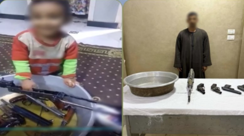 المتهم وجانب من الواقعة 