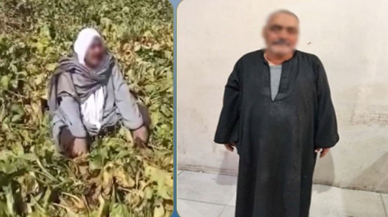 المتهم وجانب من الواقعة 