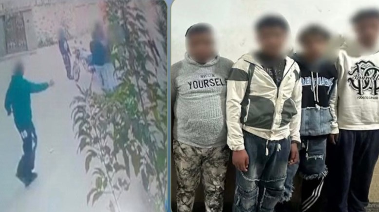 المتهمين وجانب من الواقعة 