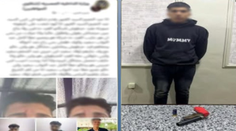 المتهم وجانب من الواقعة 