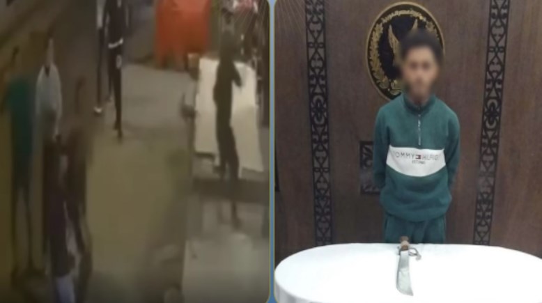 المتهم وجانب من الواقعة 