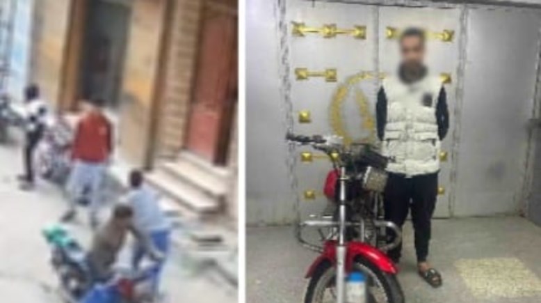 المتهم وجانب من الواقعة 