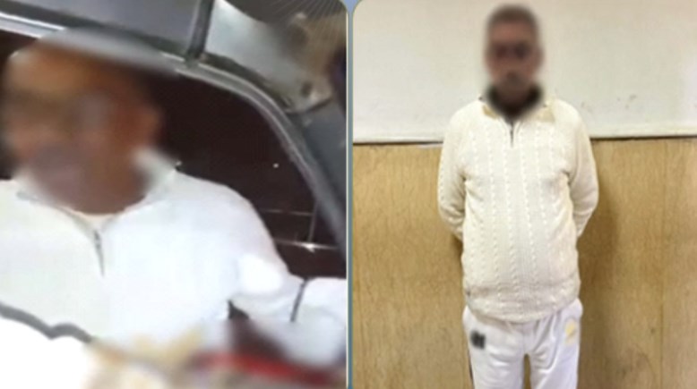 المتهم وجانب من الواقعة 