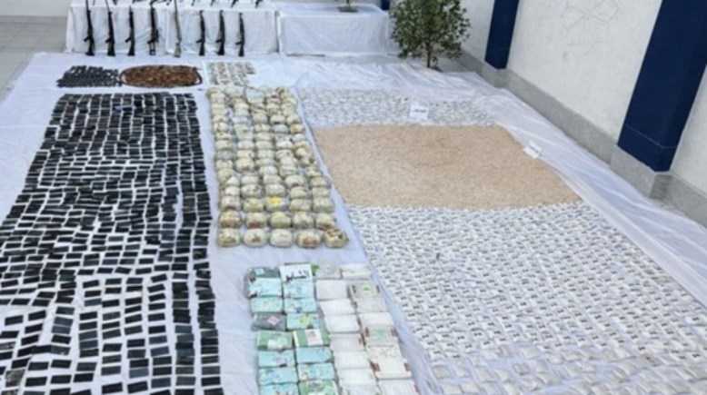 جانب من المضبوطات 