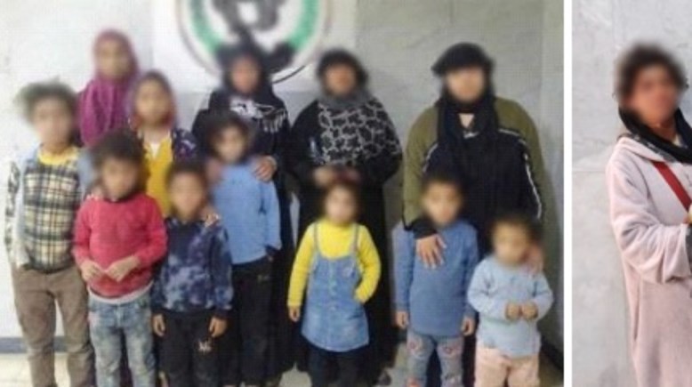 الصغار بعد إنقاذهم 