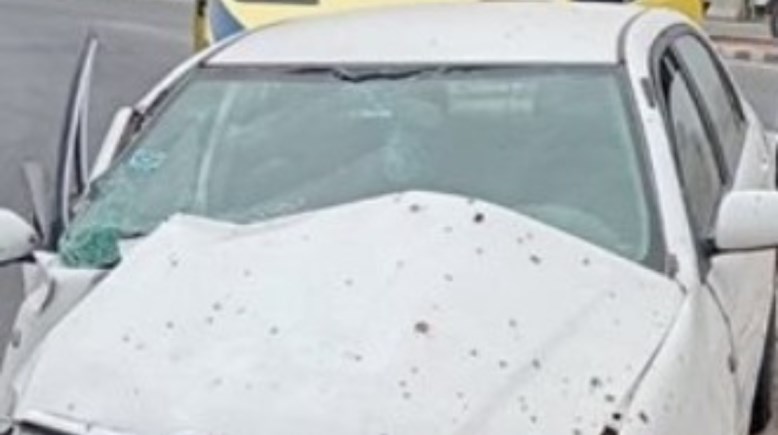 السيارة بعد الحادث