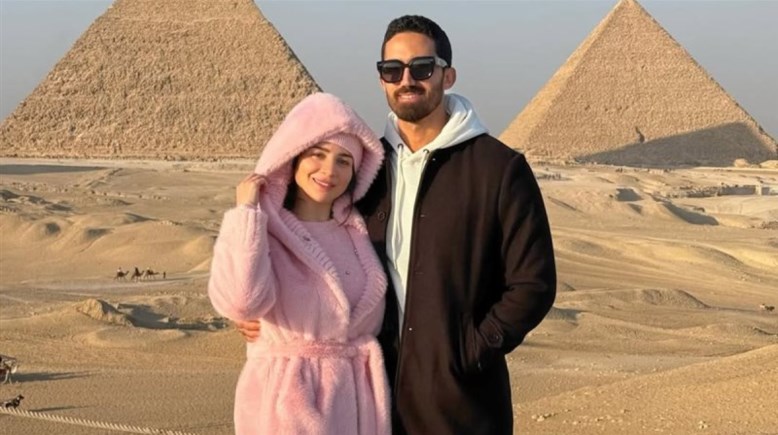 أحمد تيمور ومي عز الدين